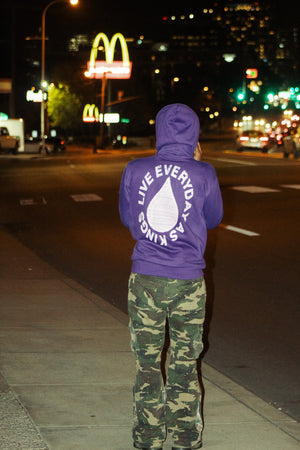 “WATERMARK” LAVENDER PURPLE HOODIE