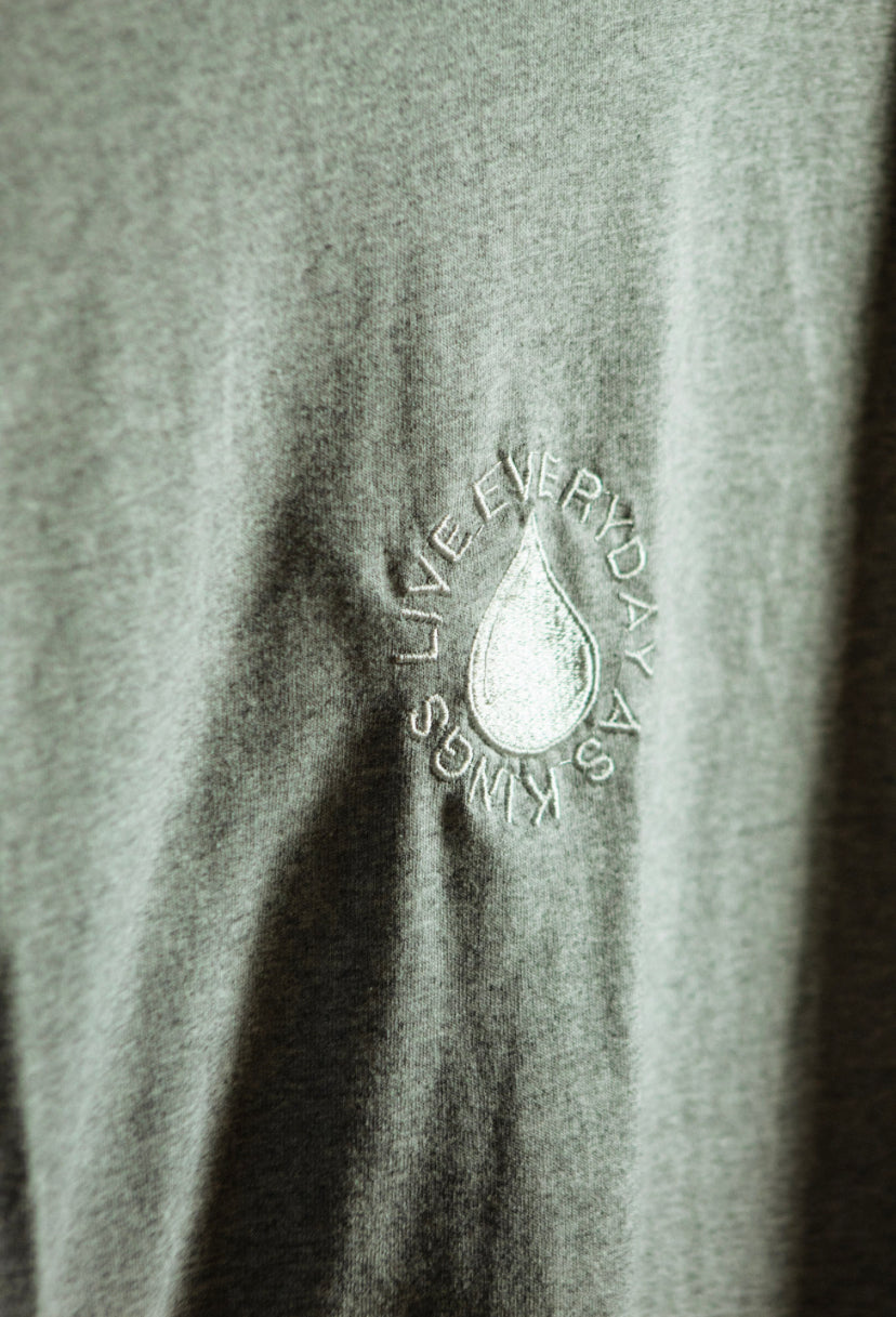 GREY “WATERMARK” COLLECTION T-SHIRT