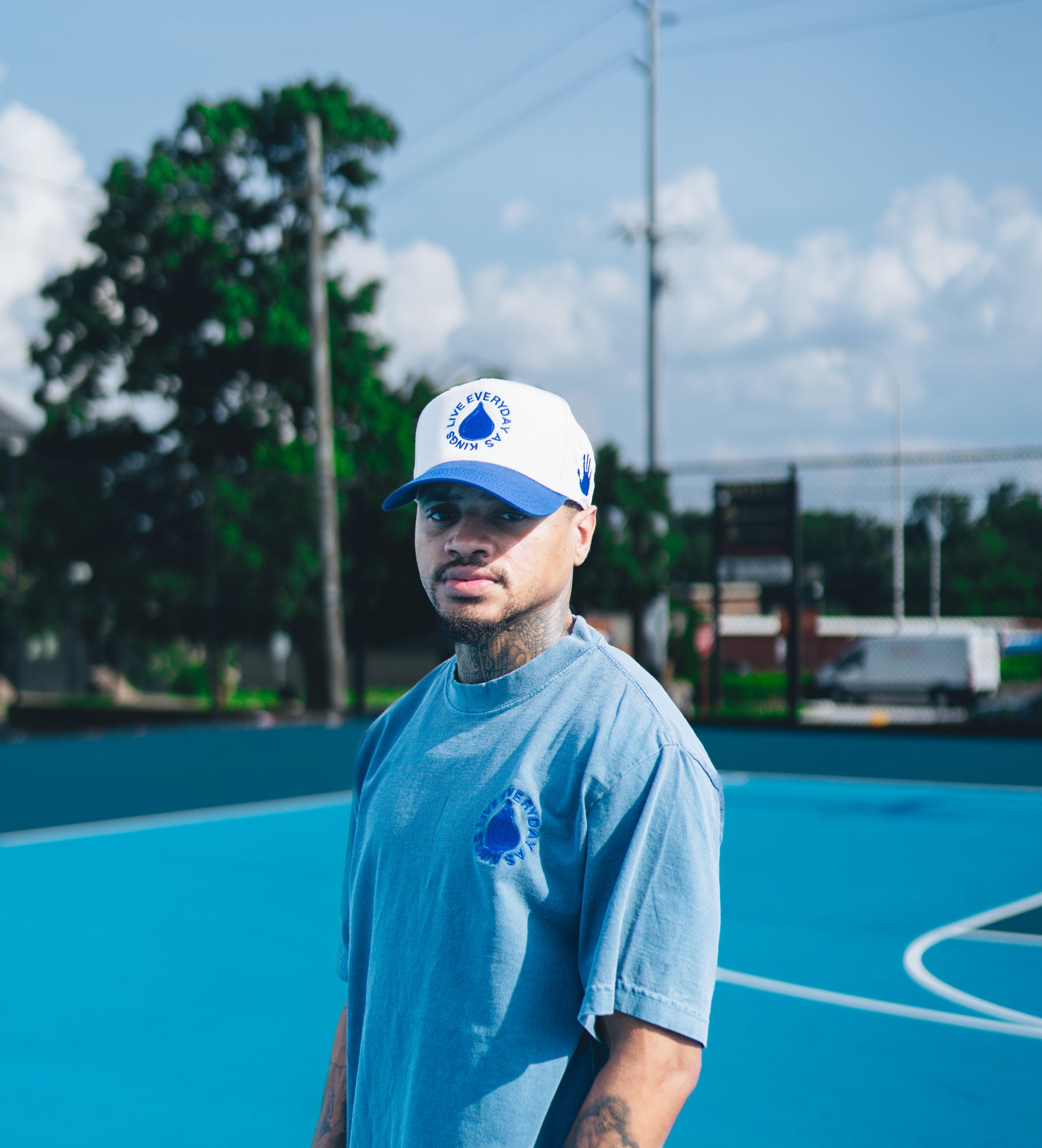 BLU TRADEMARK SNAPBACK