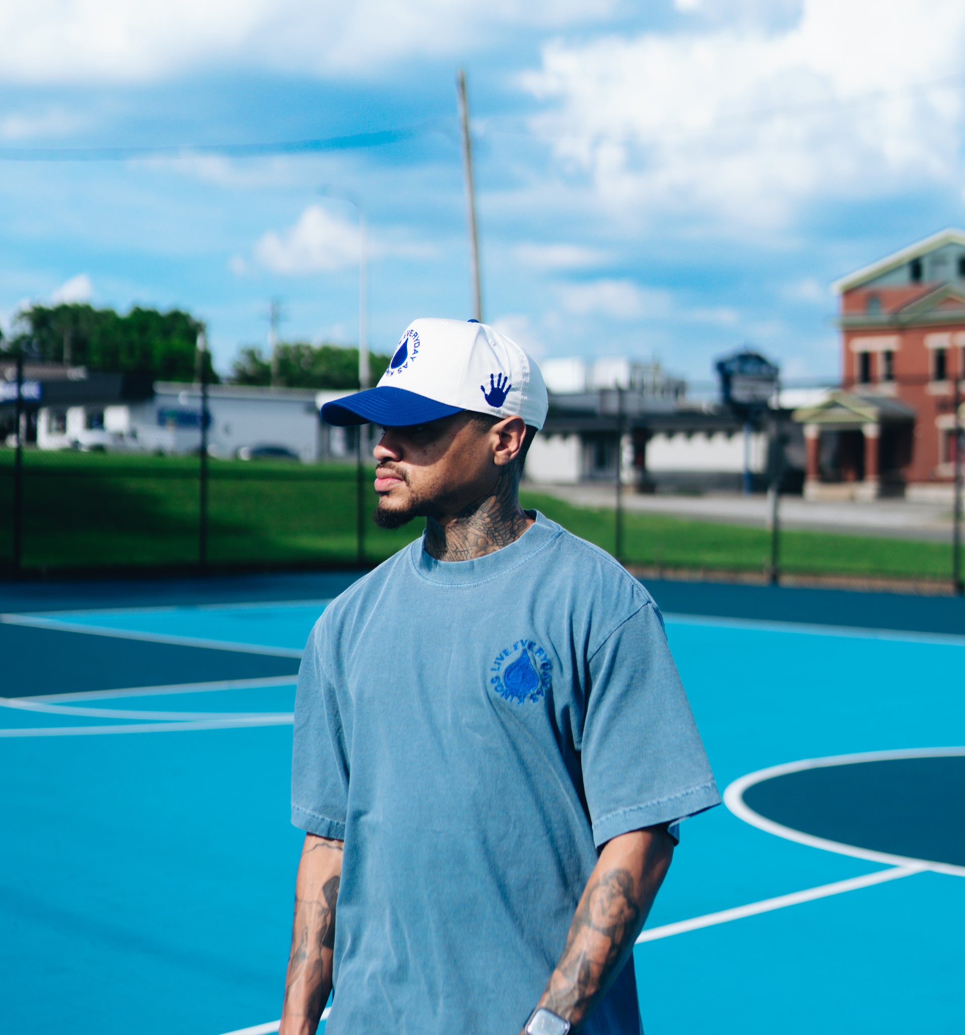 BLU TRADEMARK SNAPBACK